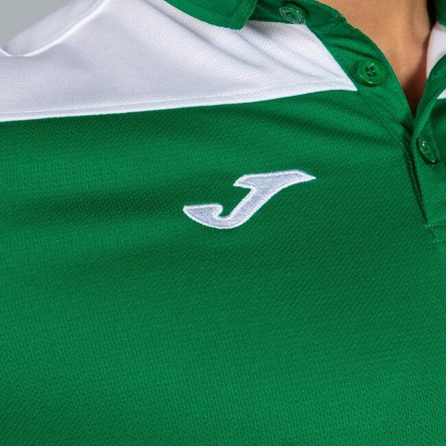 COMBI POLO SHIRT GREEN-WHITE S/S GREEN-WHITE