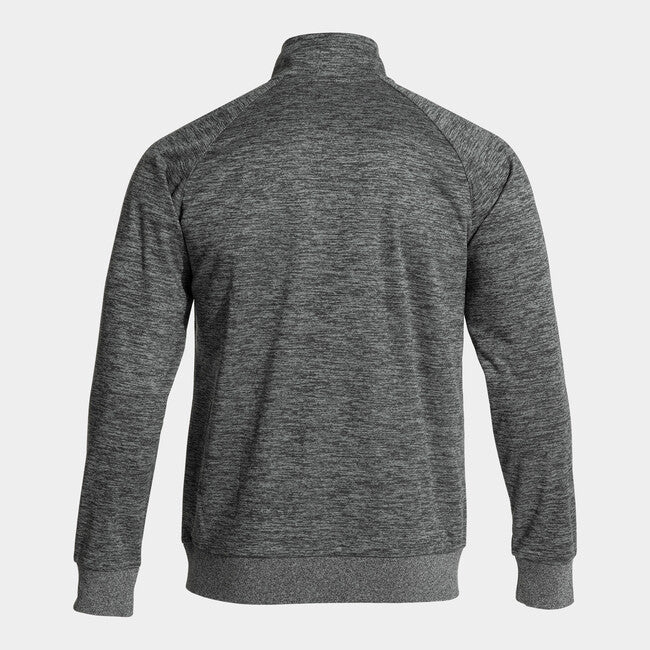 FARAON SWEATSHIRT GREY MELANGE HALF ZIP GRIS MELANGE OSCURO