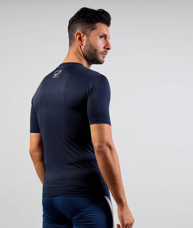 CORPUS 2 MAGLIA INTIMA  ELASTICA M/C BLU