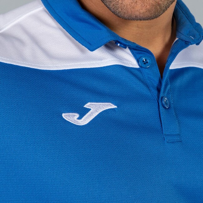COMBI POLO SHIRT ROYAL-WHITE S/S ROYAL-WHITE