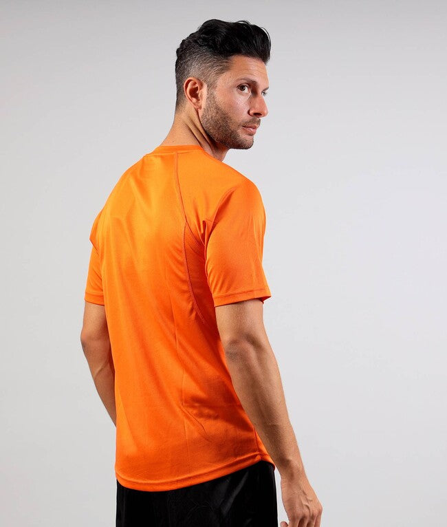 SHIRT GIVOVA ONE MICROFORATA ARANCIO