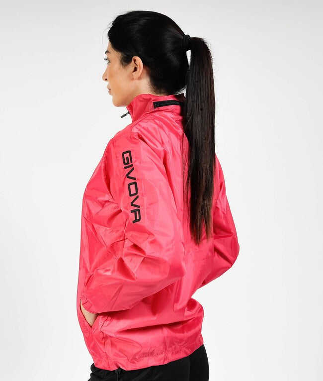 RAIN JACKET WIND FUXIA