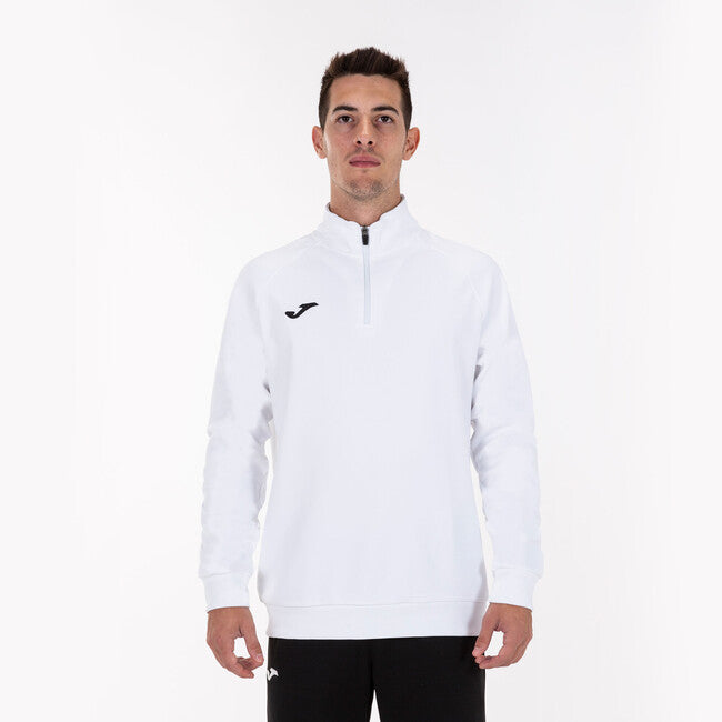 FARAON SWEATSHIRT WHITE HALF ZIP WHITE