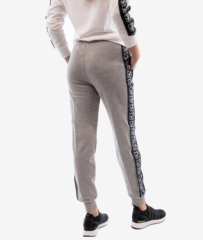 PANTALONE TERRY BAND GRIGIO MELANGE CHIARO