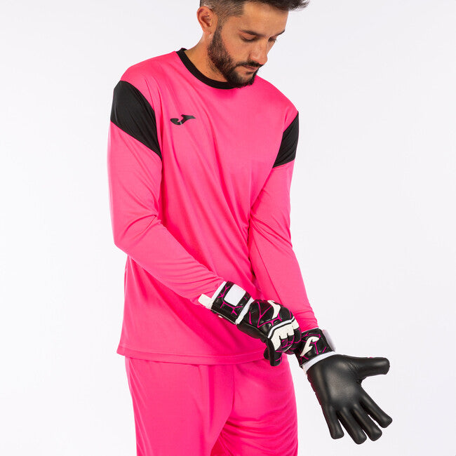 GK-PRO GOALKEEPER GLOVES BLACK-FUCHSIA