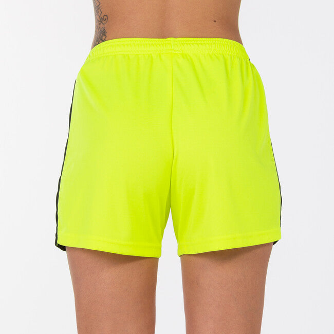 YELLOW FLUORO-BLACK MAXI SHORTS AMARILLO FLÚOR-NEGRO