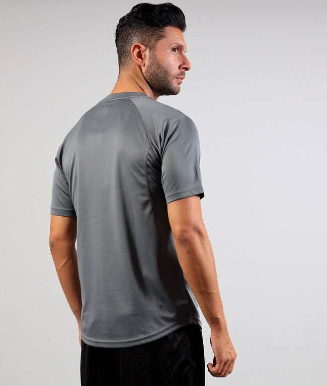 SHIRT GIVOVA ONE MICROFORATA GRIGIO SCURO