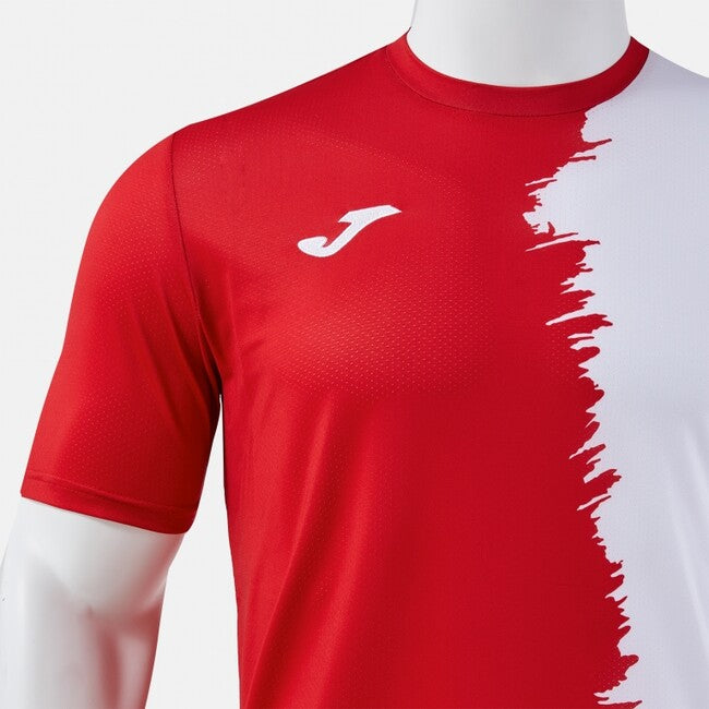 CITY III SHORT SLEEVE T-SHIRT RED WHITE RED-WHITE