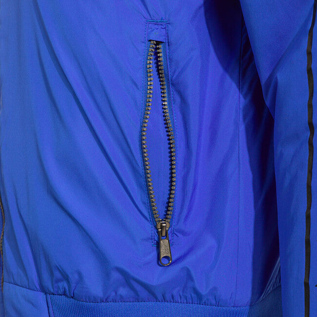 ICONO STREET BOMBER JACKET ROYAL BLUE BLACK ROYAL-BLACK