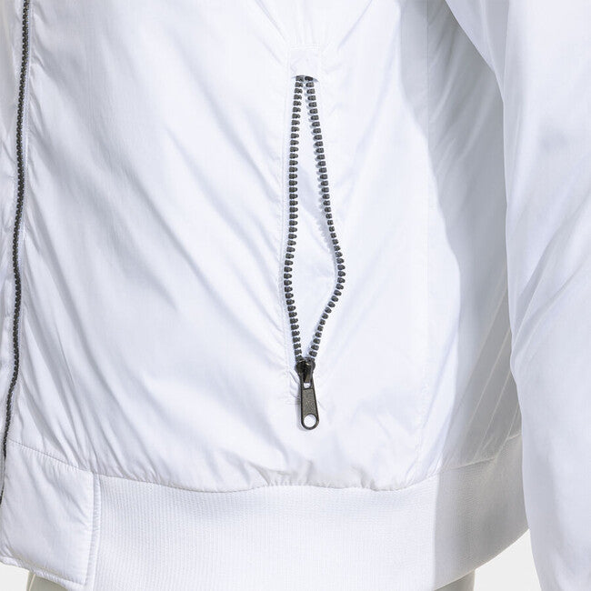 ICONO STREET BOMBER JACKET WHITE BLACK WHITE-BLACK
