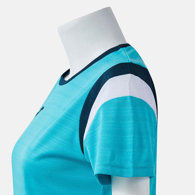 TERRA SHORT SLEEVE T-SHIRT FLUOR TURQUOISE DARK NAVY FLUOR TURQUOISE