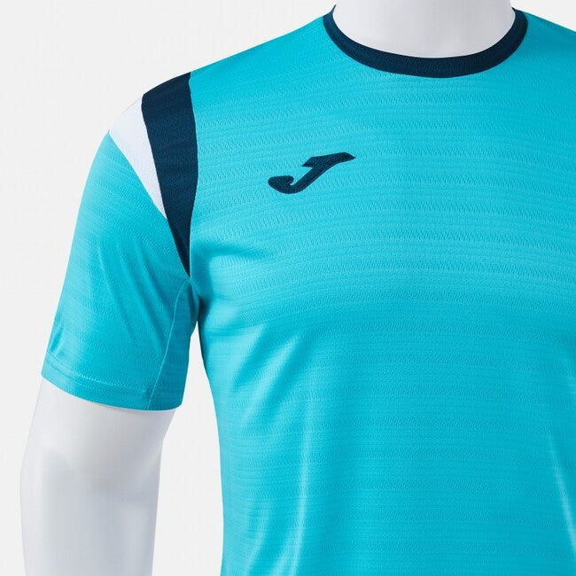 TERRA SHORT SLEEVE T-SHIRT FLUOR TURQUOISE DARK NAVY FLUOR TURQUOISE