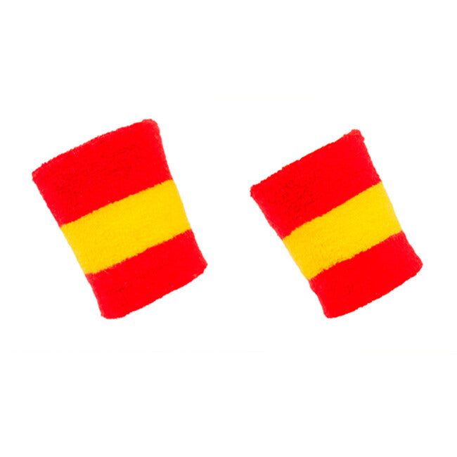 RED-YELLOW-RED WRISTBAND -2 PACK- RED-YELLOW
