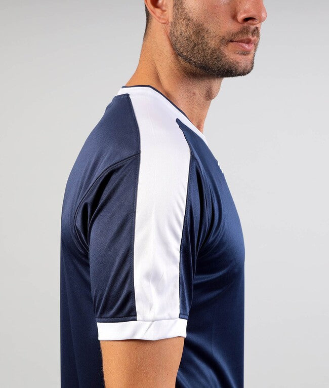 SHIRT REVOLUTION INTERLOCK BLU/BIANCO