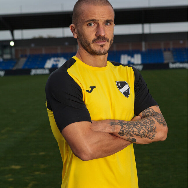 T-SHIRT ACADEMY IV YELLOW-BLACK