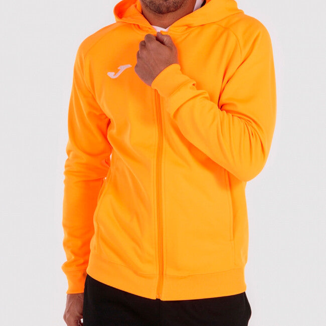 MENFIS HOODED JACKET FLUORESCENT ORANGE NARANJA FLUOR