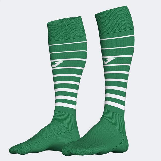 PREMIER II SOCKS GREEN-WHITE