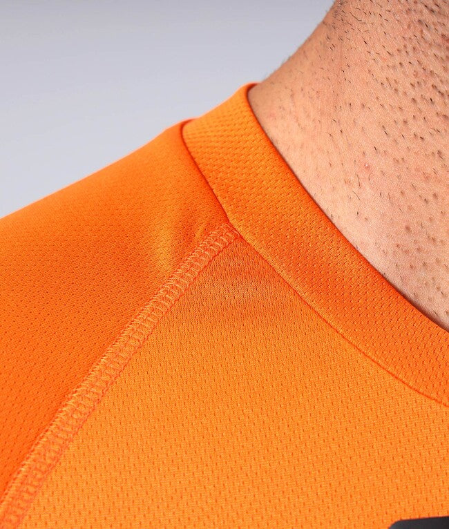 SHIRT GIVOVA ONE MICROFORATA ARANCIO