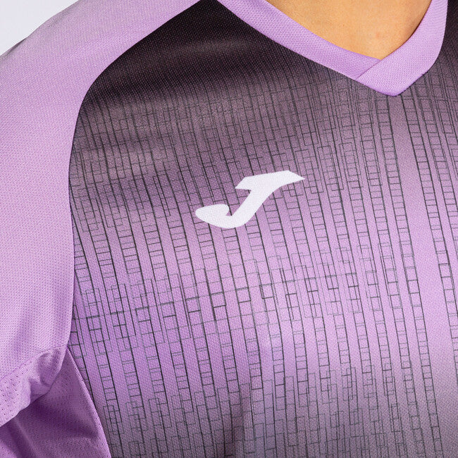 TIGER V SHORT SLEEVE T-SHIRT PURPLE BLACK PURPLE