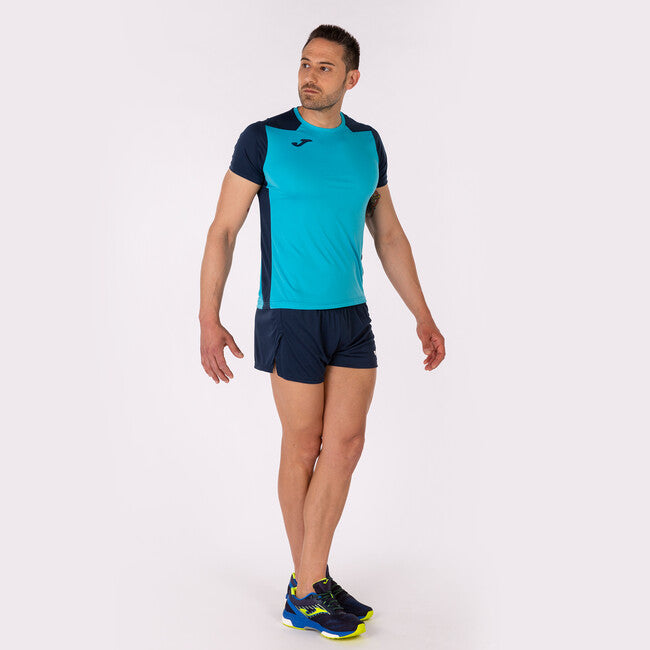 T-SHIRT RECORD II FLUOR TURQUOISE