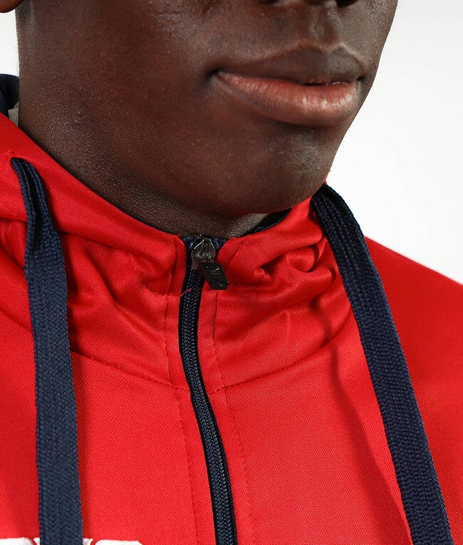 TUTA KING IN POLARFLEECE (SORRENTO) ROSSO/BLU