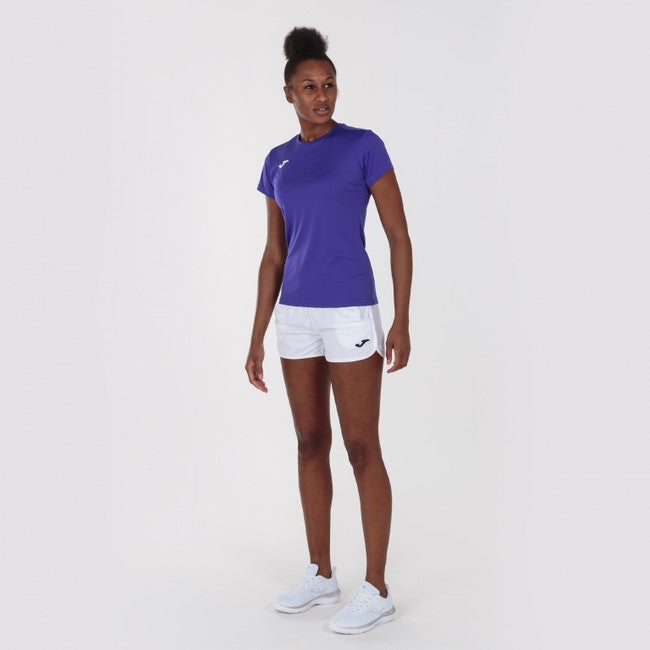 T-SHIRT COMBI PURPLE S/S PURPLE