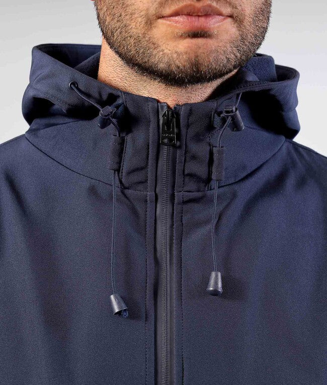 GIUBBOTTO SOFT SHELL BLU