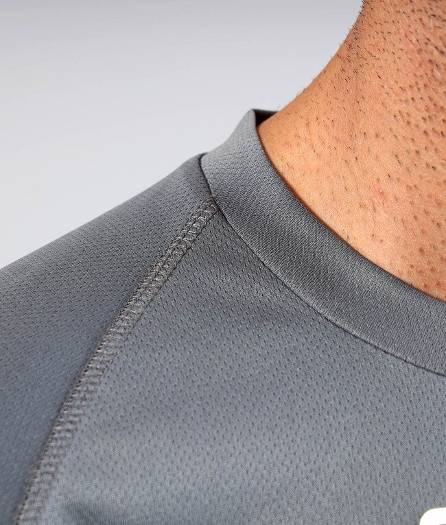 SHIRT GIVOVA ONE MICROFORATA GRIGIO SCURO