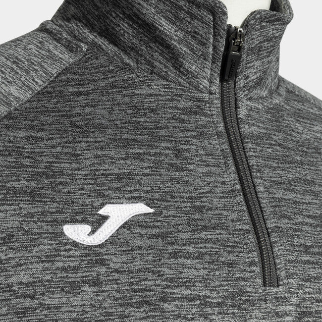 FARAON SWEATSHIRT GREY MELANGE HALF ZIP GRIS MELANGE OSCURO