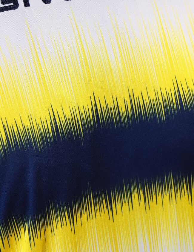 SHIRT RADIO INTERLOCK BLU/GIALLO