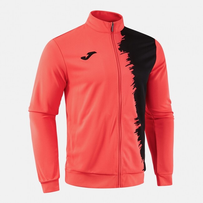 CITY III FULL ZIP SWEATSHIRT FLUOR CORAL BLACK CORAL FLÚOR-NEGRO