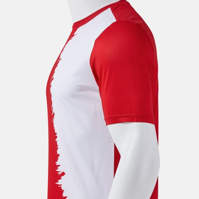 CITY III SHORT SLEEVE T-SHIRT RED WHITE RED-WHITE