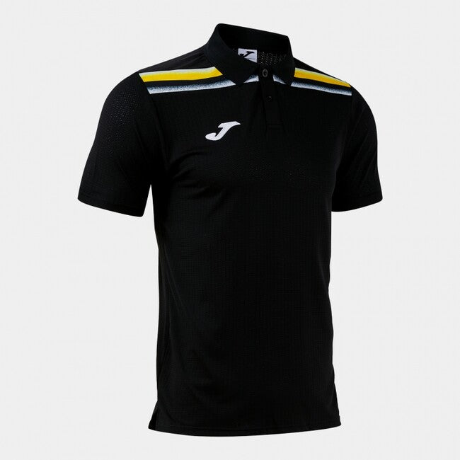TOLEDO II SHORT SLEEVE POLO BLACK YELLOW BLACK-YELLOW