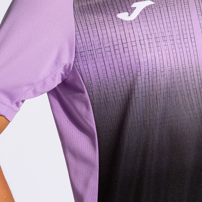 TIGER V SHORT SLEEVE T-SHIRT PURPLE BLACK PURPLE