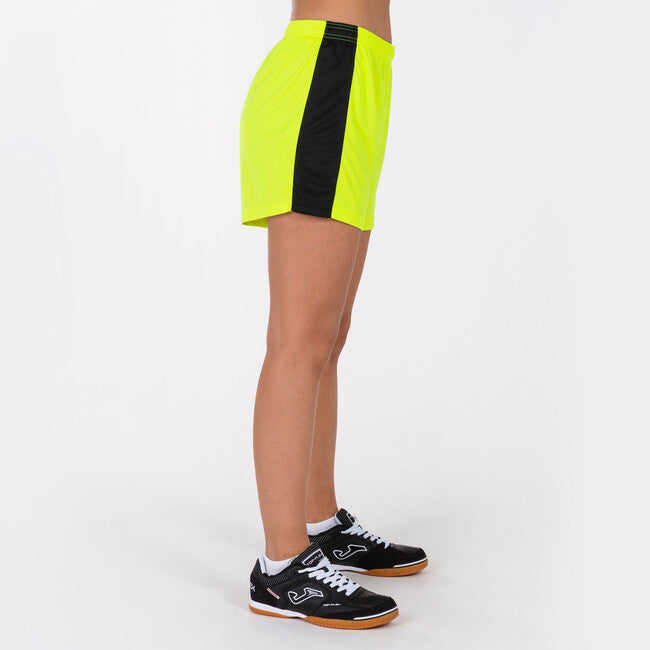 YELLOW FLUORO-BLACK MAXI SHORTS AMARILLO FLÚOR-NEGRO