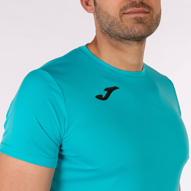 S/S T-SHIRT RECORD II FLUOR TURQUOISE
