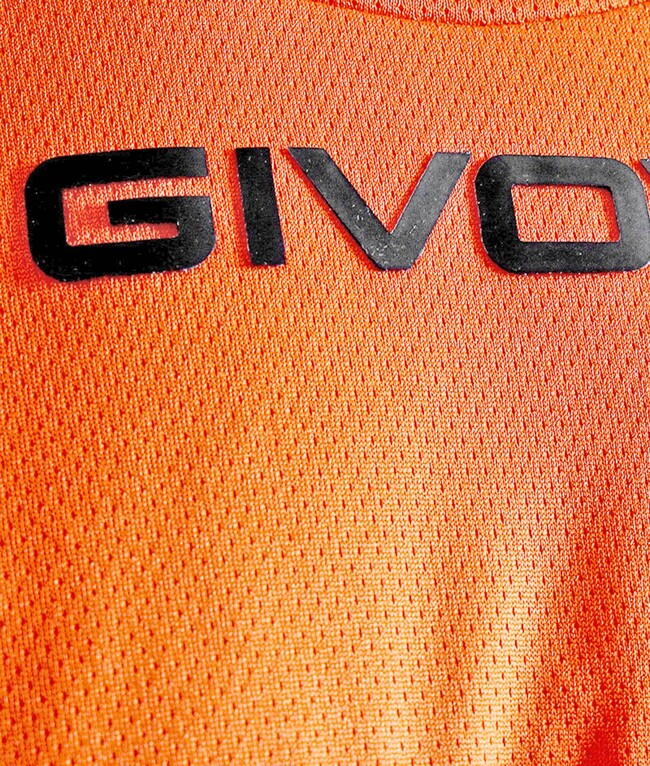 SHIRT GIVOVA ONE MICROFORATA ARANCIO
