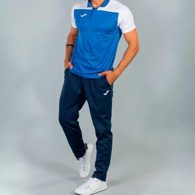 COMBI POLO SHIRT ROYAL-WHITE S/S ROYAL-WHITE