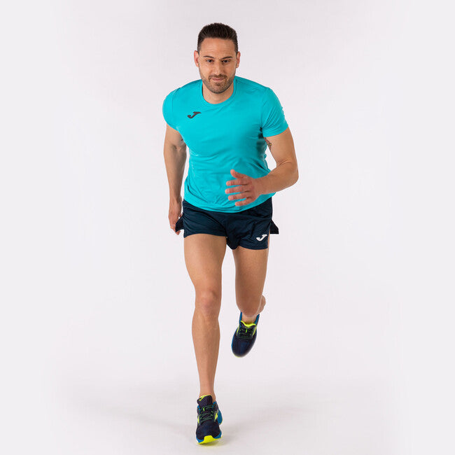 S/S T-SHIRT RECORD II FLUOR TURQUOISE