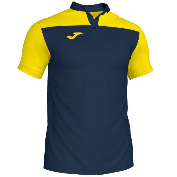 COMBI POLO SHIRT NAVY-YELLOW S/S NAVY-YELLOW
