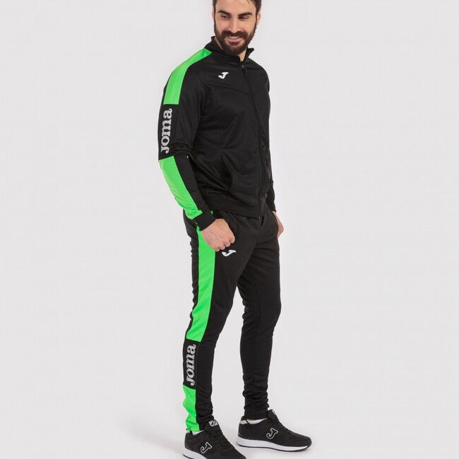 LONG CHAMPIONSHIP IV TROUSERS BLACK-GREEN NEGRO-VERDE FLUOR