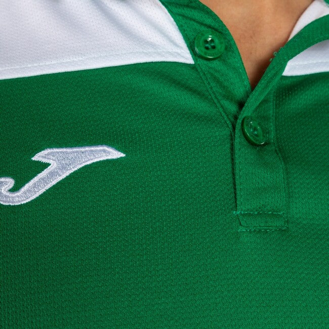 COMBI POLO SHIRT GREEN-WHITE S/S GREEN-WHITE