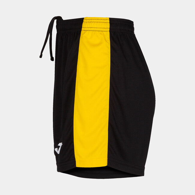 BLACK-YELLOW MAXI SHORTS BLACK-YELLOW
