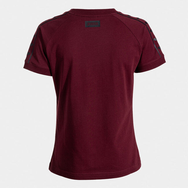 HEROIC SHORT SLEEVE T-SHIRT BURGUNDY BLACK BURGUNDY