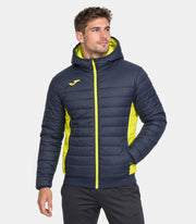 Bunda bomber URBAN V BOMBER JACKET modrá námornícka žltá