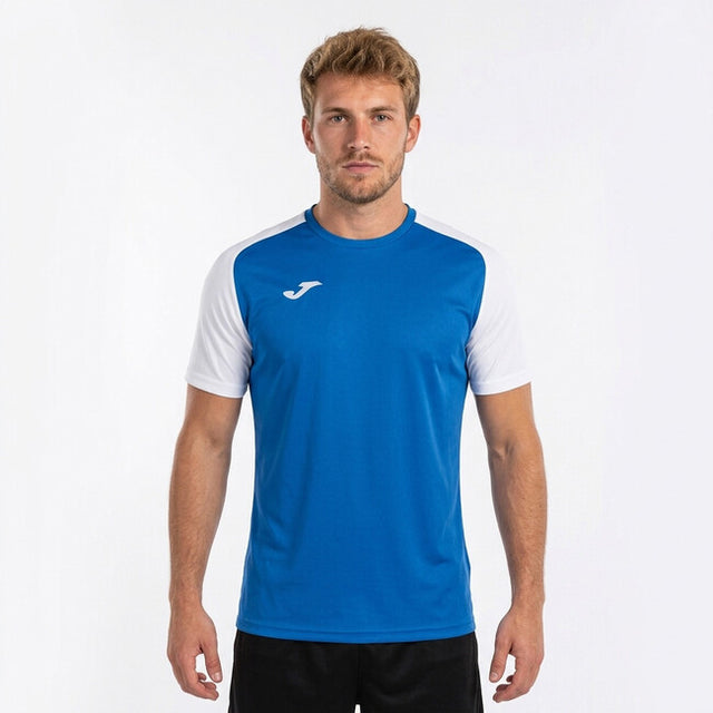 Dres / tričko T-SHIRT ACADEMY IV SHORT SLEEVE azúrová biela