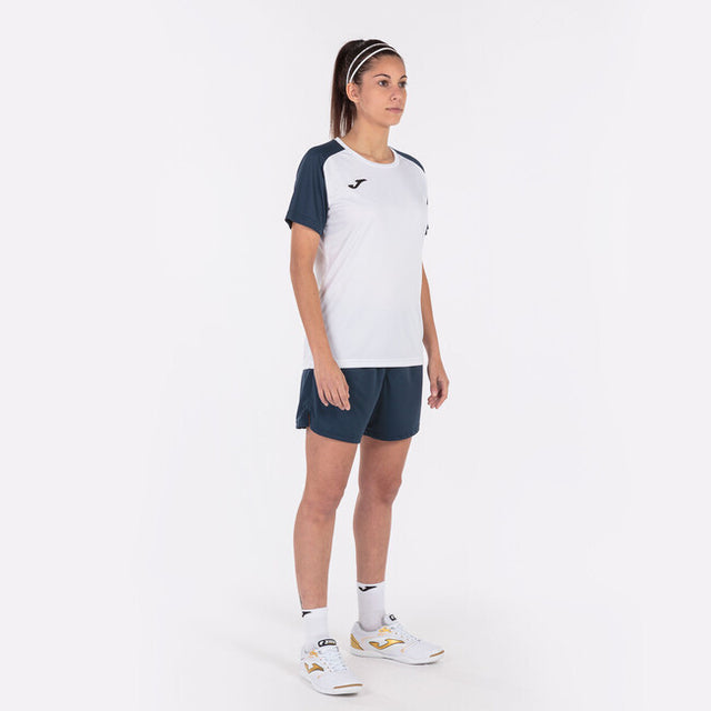Dámsky dres / tričko T-SHIRT ACADEMY IV SHORT SLEEVE biela modrá námornícka