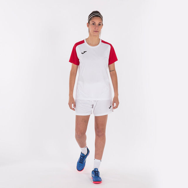 Dámsky dres / tričko T-SHIRT ACADEMY IV SHORT SLEEVE biela červená