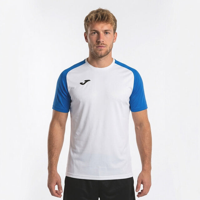Dres / tričko T-SHIRT ACADEMY IV SHORT SLEEVE biela azúrová