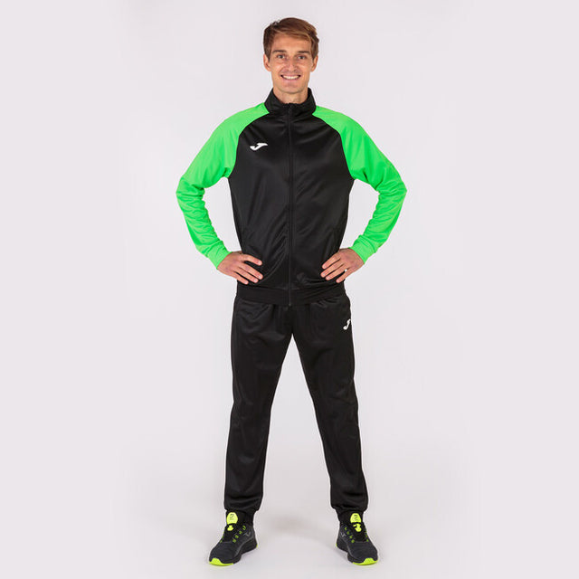 Súprava ACADEMY IV TRACKSUIT čierna fluo zelená